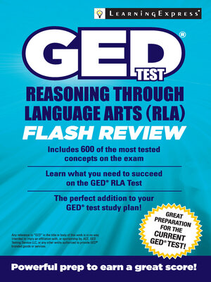 GED Test RLA Flash Review - ebook